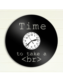 Ceas cadou pentru programatori "Time to take a brake"