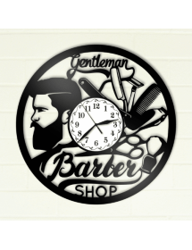 Ceas cadou Barber Shop - model 4